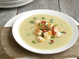Creamy Potato & Leek Soup...and Hunkering for Sandy