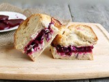 Roasted Beet & Herbed Goat Cheese Sandwich