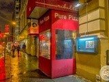Hot Dog Pizza at Ribalta in nyc, New York