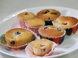 2nd Anniversary Bake Along #44 - Lots Of Berries Coffee Cupcakes (Barefoot Contessa)