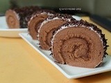 Chocolate Sponge Swiss Roll