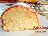 Cake with orange and coconut