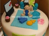 Anniversary Cake for Rani & Dippta