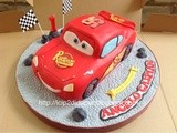 Car Mc Queen Birthday Cake