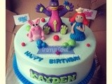Dibo the gift dragon cake for Kayden