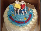 Fishing Together Red Velvet Cake for Eben & Marco