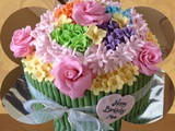 Flower cake for Mom