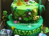 Jungle Tier Cake for Alvaro