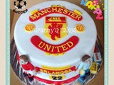 Manchester United cake for Erlangga