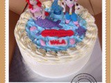 Mermaid & Sheriff Callie , Red Velvet Cake for Vala