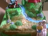 Mountain Bike Birthday Cake for Elga