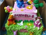 Pooh & friends Tier cake for Aurielle