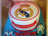 Real Madrid cake for Bagus