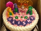 Red Velvet Cake with Barney for Alisha