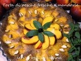 Torta di pesche fresche
