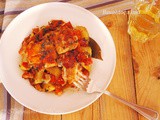 Βακαλαοσ πλακι στον φουρνο // baccala con patate e verdure al forno