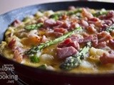 Asparagus, Bacon and Potato Fritatta