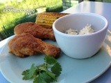 Deep-Fried Chicken, Corriander Butter and Corn on the Cob