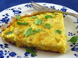 Corn Frittata with Pecorino-Romano Cheese