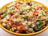 Quinoa, Pepper, and Cannellini Bean Salad