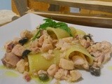 Paccheri in White Ragout of SwordPaccheri allo Spada in Bianco