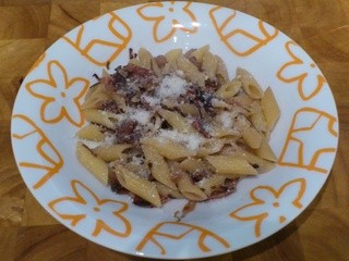 Penne with Radicchio & SpeckPenne Radicchio & Speck