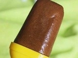 Chocolate Banana Ice Cream Popsicles