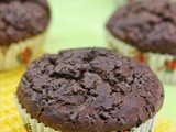 Eggless Banana Chocolate Muffins - No Butter, No Oil, No Sugar Recipe
