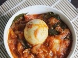 Tomato egg curry, how to make egg curry with tomato gravy