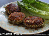 Beef Cutlets with a crispy coconut crust (Paleo)