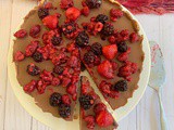 Chocolate Berry Pie (Paleo, aip)