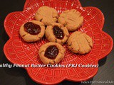 Healthy Peanut Butter Cookies (Peanut Butter Jelly cookies)