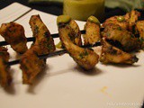 Moroccan Style Grilled Fish with Chermoula (Fish Brochettes)
