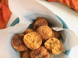 My Thankfulness Note and a Recipe for Pumpkin Donut holes (Paleo, aip, Vegan)