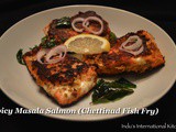 Spicy Masala Salmon (Chettinad Style Fish Fry)