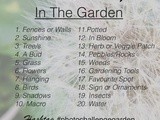 Photo Challenge – In The Garden