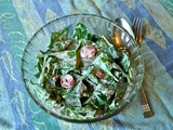 Spinach & Strawberry Salad with {Recipe} Cashew Mayonnaise