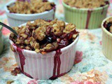 A Healthy Makeover for Peach and Blueberry Mimi Crumbles