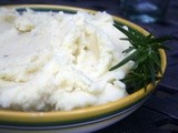 Angelic Garlic Mashed Potato with Fresh Rosemary and Extra Virgin Olive Oil