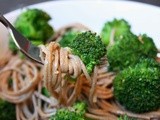 Broccoli with Soba Noodles