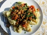 Cauliflower and Millet Mash with Slow Cooked Beans