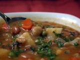 Everything in the Fridge Bean and Vegetable Soup for a Perfect Fall Day