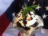 Fourth of July Ice Cream Sundae