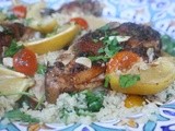 From Your Spice Rack, Moroccan Baked Chicken with Couscous
