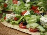 Greek Salad Flatbreads