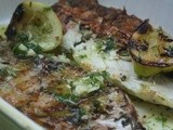 Grilled Red Snapper in a Lemony Herb Marinade