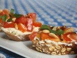 Ina Garten's Bountiful Tomato, Feta, Basil Bruschetta