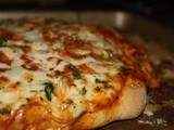 Margarita Pizza by a 10 Year Old