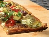 Mediterranean (no food in the house) Quick Fix Tart