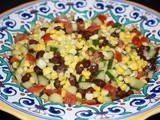 Pan Seared Sweetcorn Salad